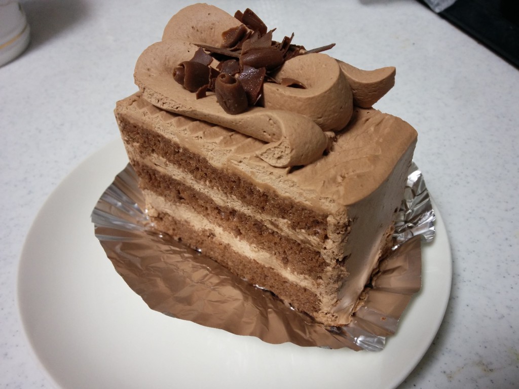 マイルドなミルクチョコレートケーキ